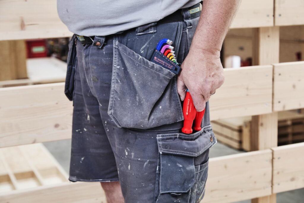 Carpenter tools on site — Google Business Profile guide for UK builders