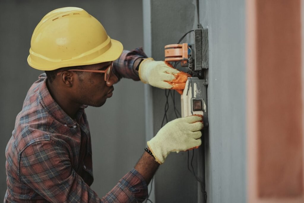 Electrician on site — local SEO guide for UK electricians