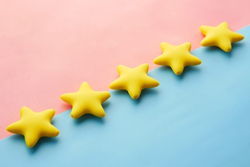Five star review rating — how to ask customers for Google reviews