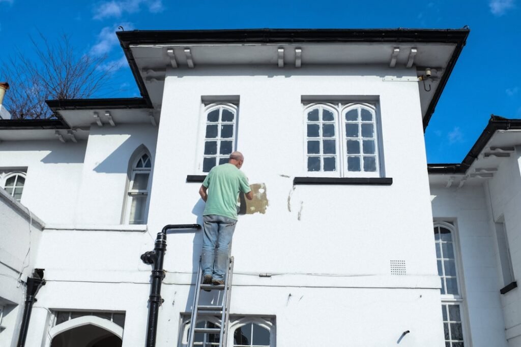 Painting a house exterior — local SEO guide for UK painters and decorators